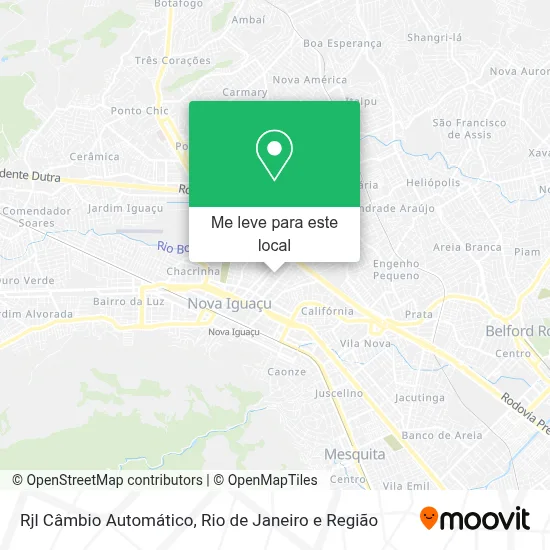 Rjl Câmbio Automático mapa