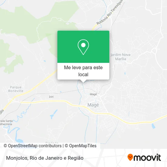 Monjolos mapa