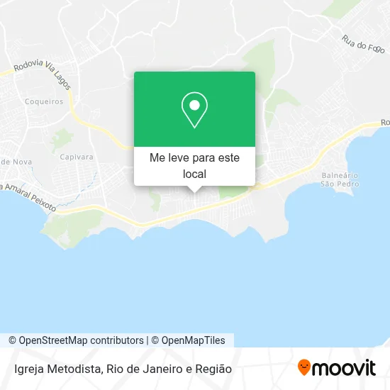 Igreja Metodista mapa