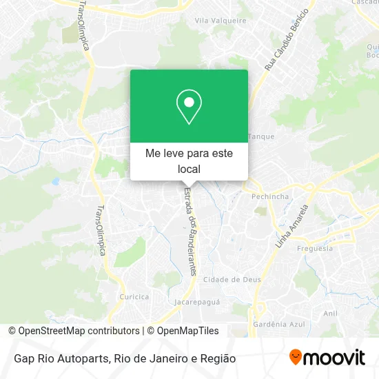 Gap Rio Autoparts mapa