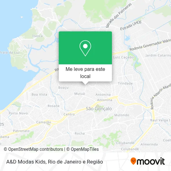 A&D Modas Kids mapa