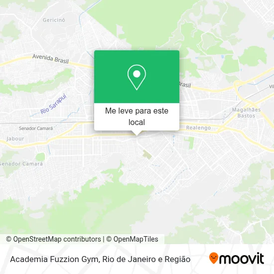 Academia Fuzzion Gym mapa