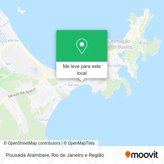 Pousada Arambare mapa