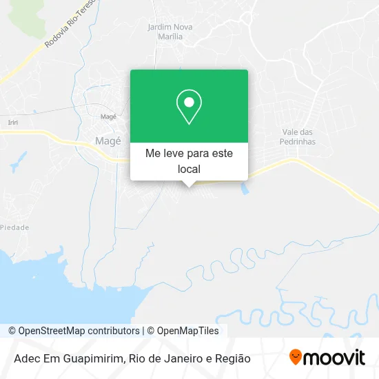 Adec Em Guapimirim mapa