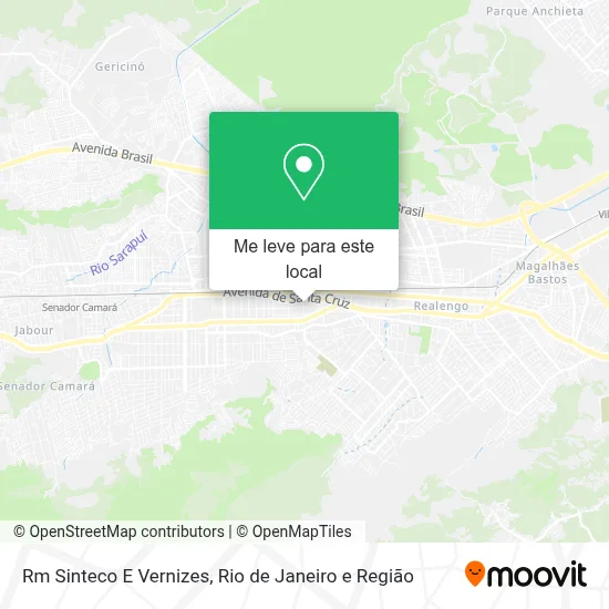 Rm Sinteco E Vernizes mapa