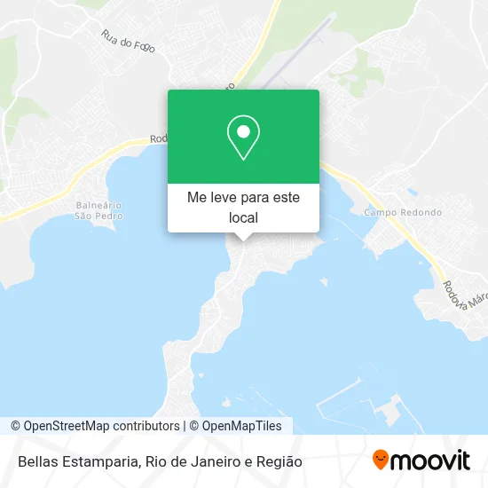 Bellas Estamparia mapa