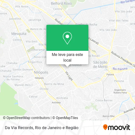 Da Via Records mapa