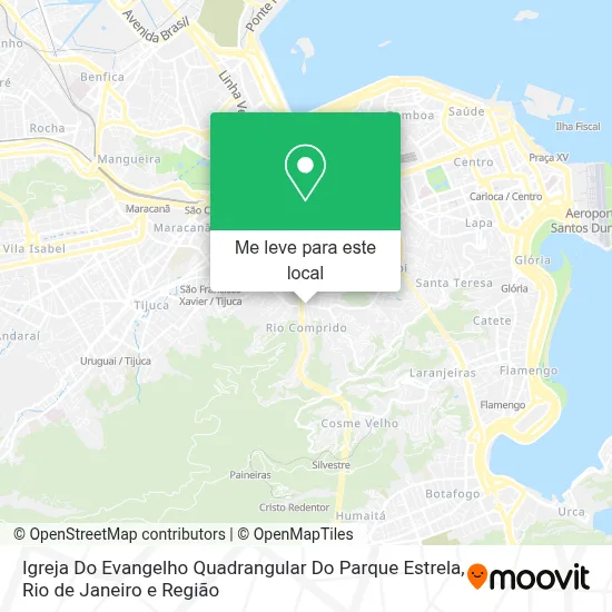 Igreja Do Evangelho Quadrangular Do Parque Estrela mapa