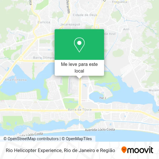 Rio Helicopter Experience mapa