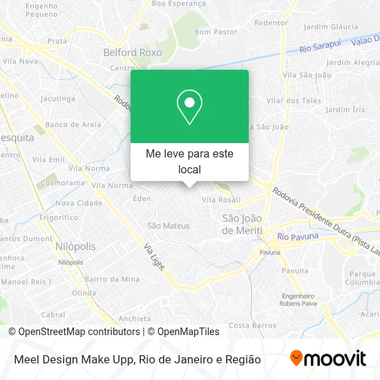 Meel Design Make Upp mapa