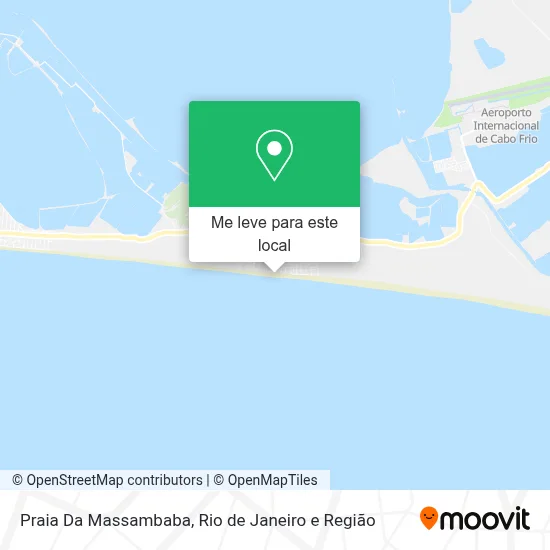 Praia Da Massambaba mapa