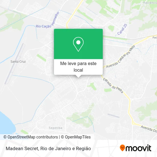 Madean Secret mapa