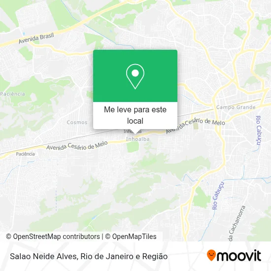 Salao Neide Alves mapa