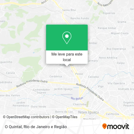 O Quintal mapa