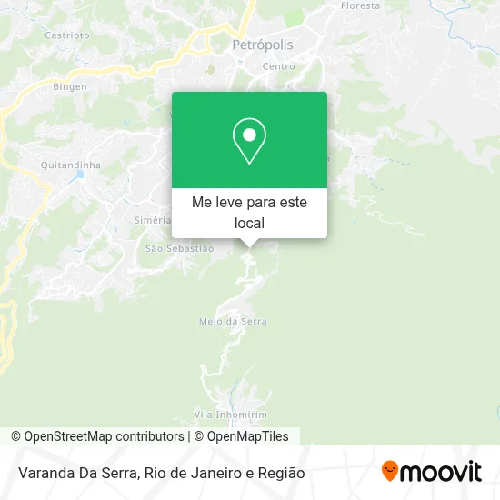 Varanda Da Serra mapa