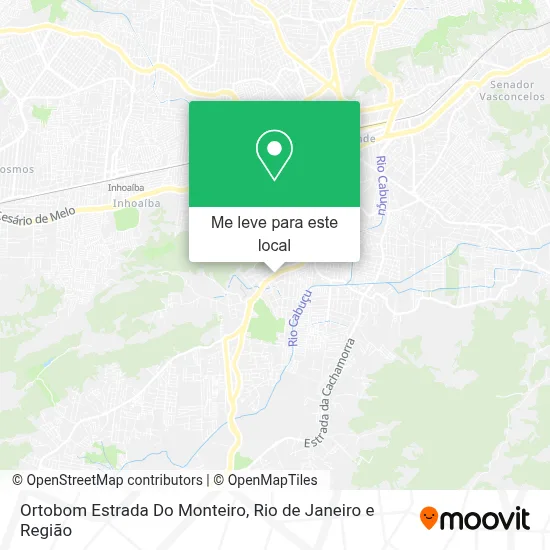 Ortobom Estrada Do Monteiro mapa