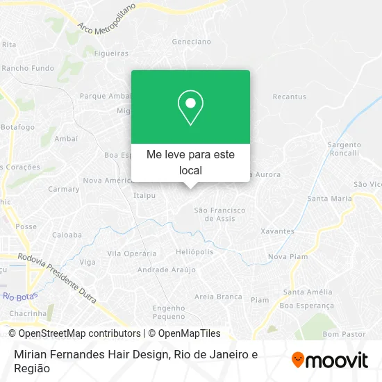 Mirian Fernandes Hair Design mapa