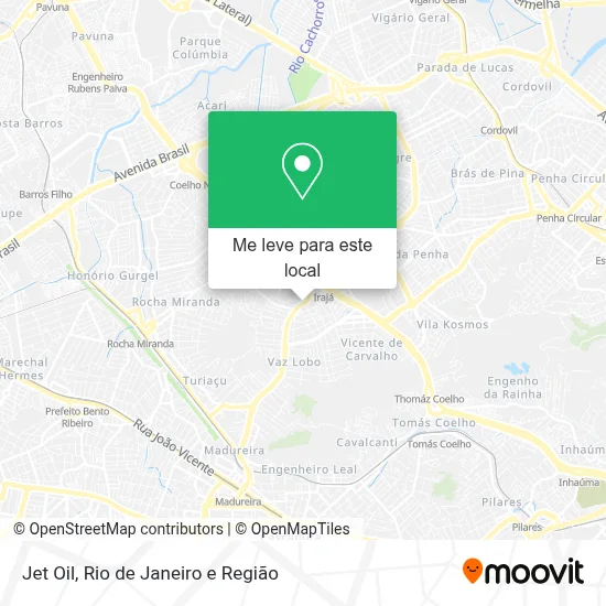 Jet Oil mapa