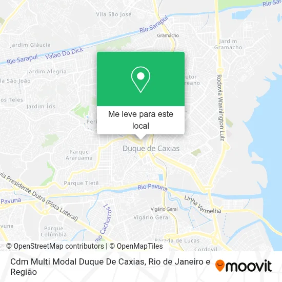 Cdm Multi Modal Duque De Caxias mapa