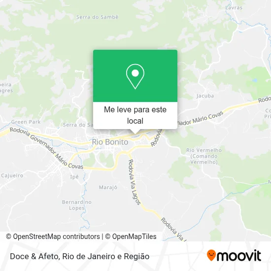 Doce & Afeto mapa