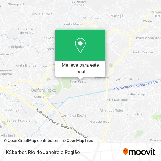 K2barber mapa