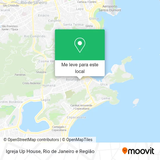 Igreja Up House mapa