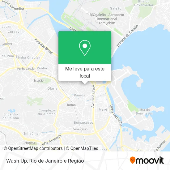 Wash Up mapa
