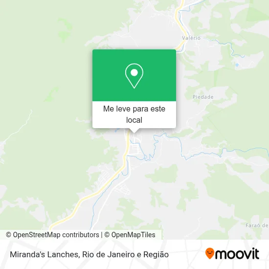 Miranda's Lanches mapa
