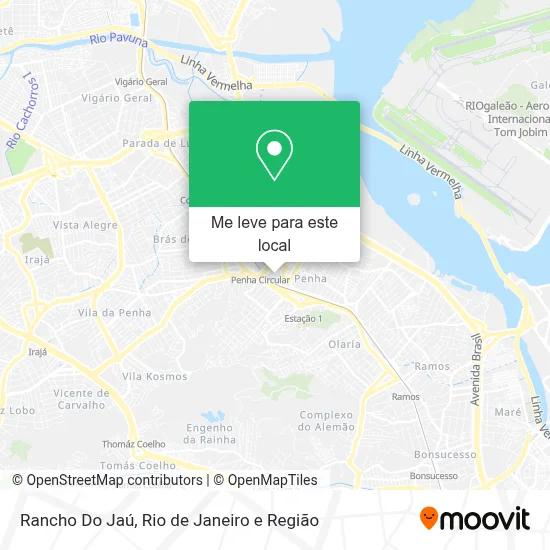 Rancho Do Jaú mapa