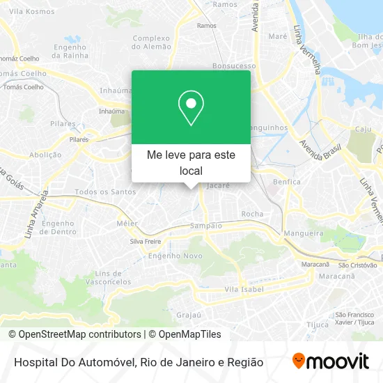 Hospital Do Automóvel mapa