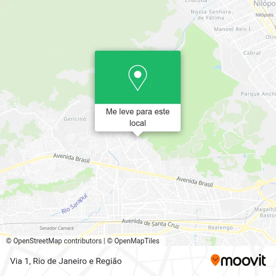 Via 1 mapa