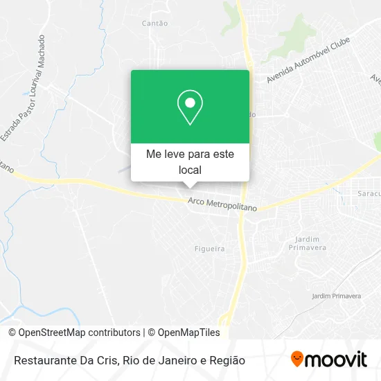 Restaurante Da Cris mapa