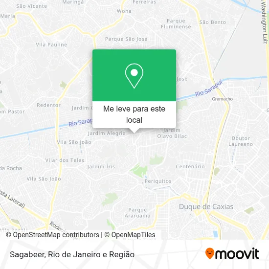 Sagabeer mapa