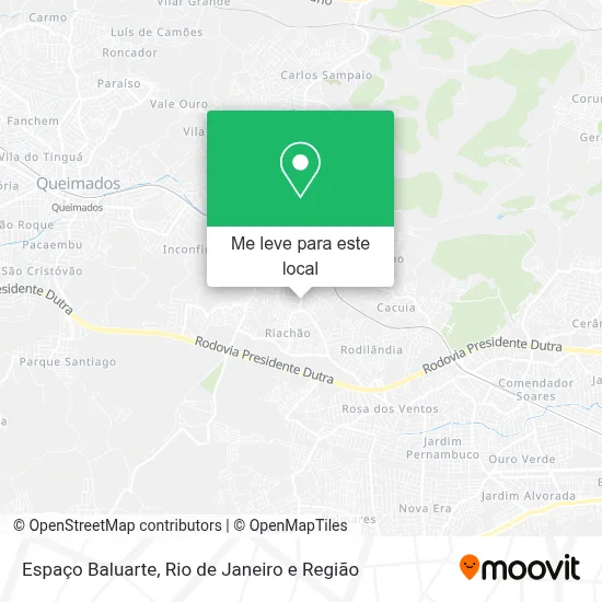 Espaço Baluarte mapa