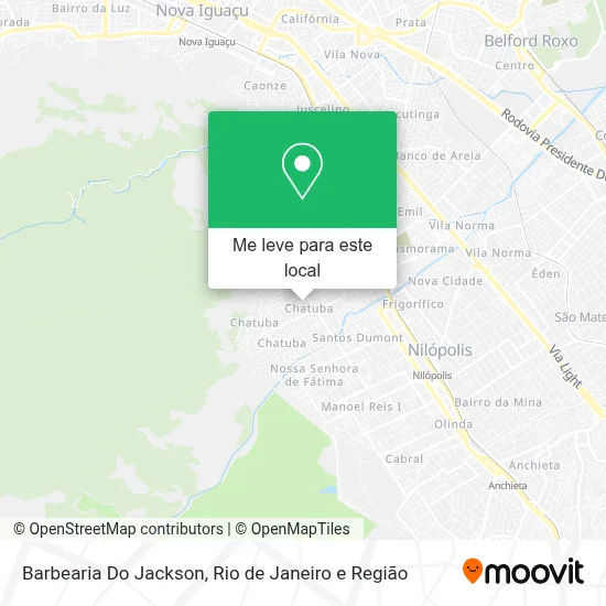 Barbearia Do Jackson mapa