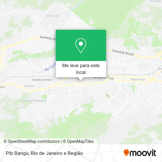 Pib Bangu mapa
