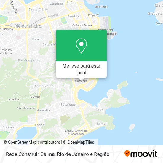 Rede Construir Caima mapa