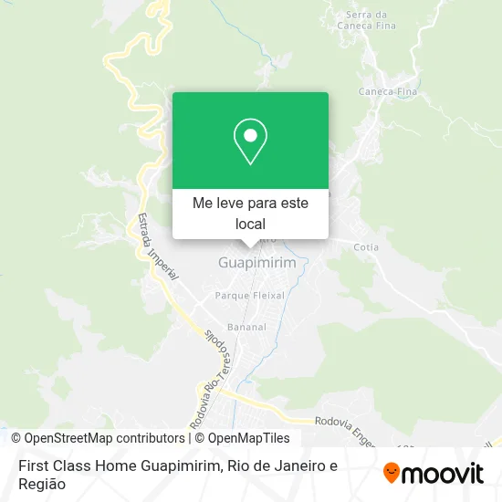 First Class Home Guapimirim mapa