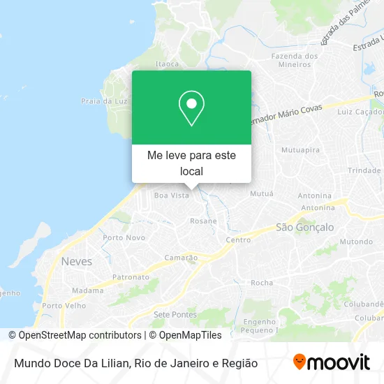 Mundo Doce Da Lilian mapa