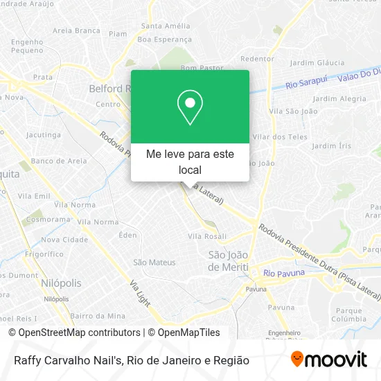 Raffy Carvalho Nail's mapa
