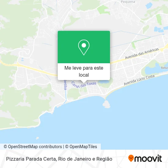 Pizzaria Parada Certa mapa