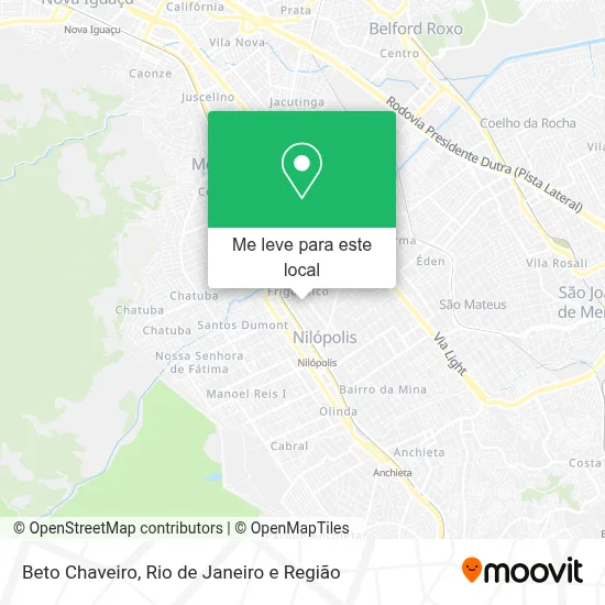 Beto Chaveiro mapa