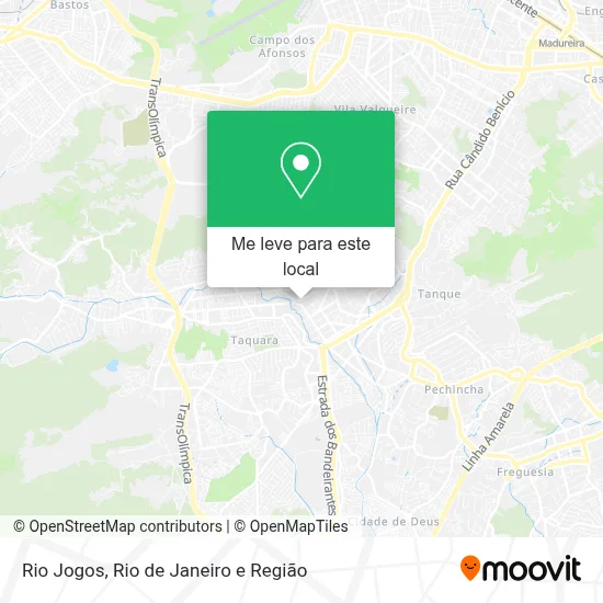 Rio Jogos mapa