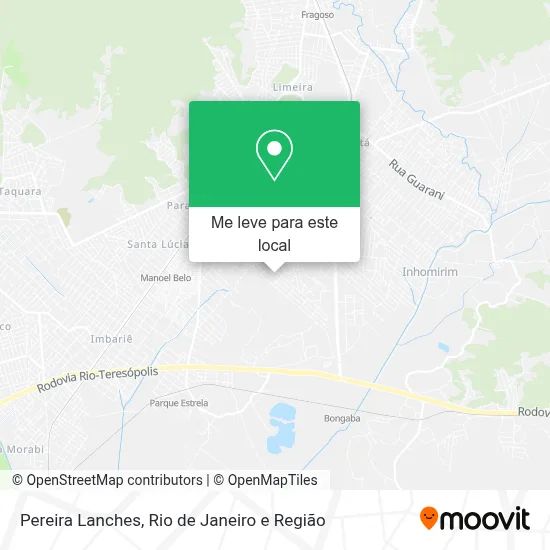 Pereira Lanches mapa