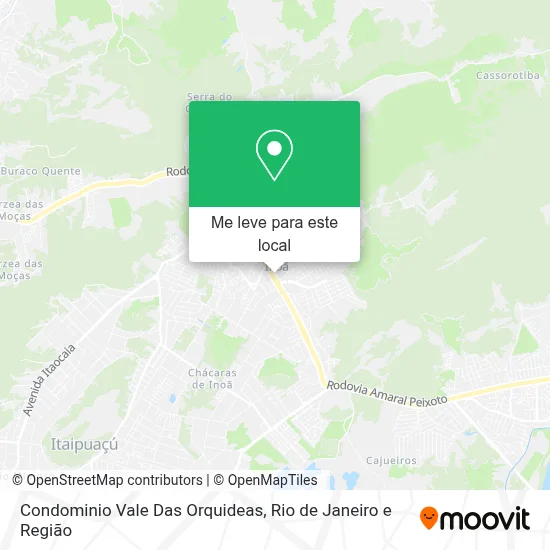 Condominio Vale Das Orquideas mapa