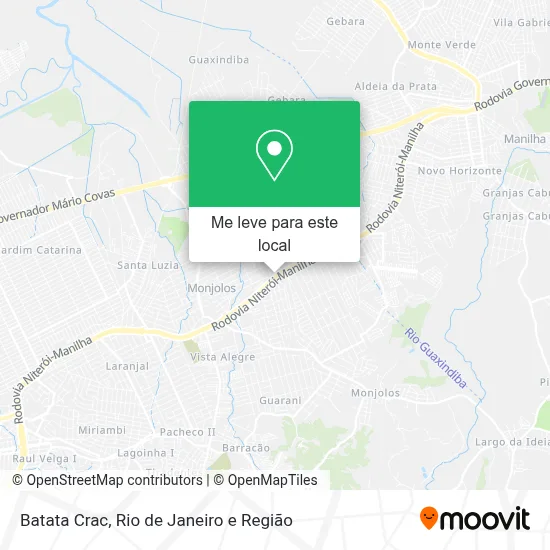 Batata Crac mapa