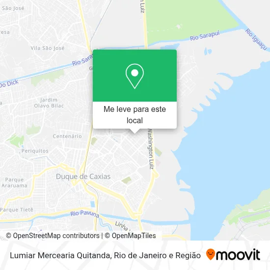 Lumiar Mercearia Quitanda mapa
