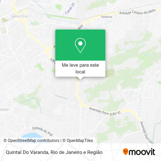Quintal Do Varanda mapa