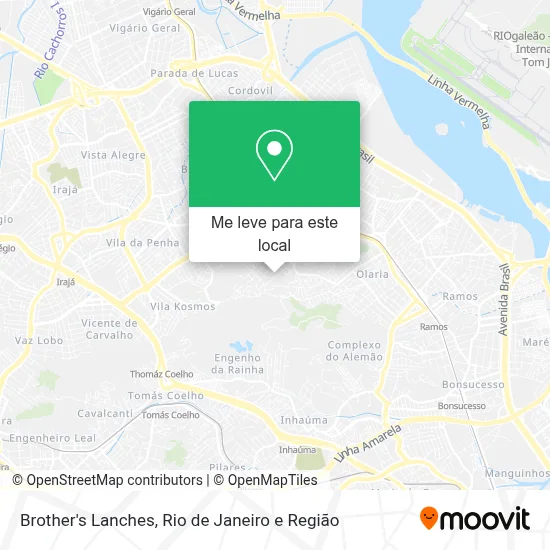 Brother's Lanches mapa