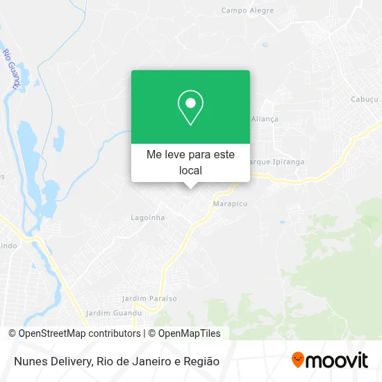 Nunes Delivery mapa